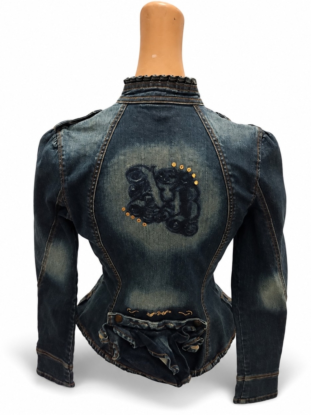 Y2k Titanic inspired denim jacket by AppleBottom - Women's Size, Medium.